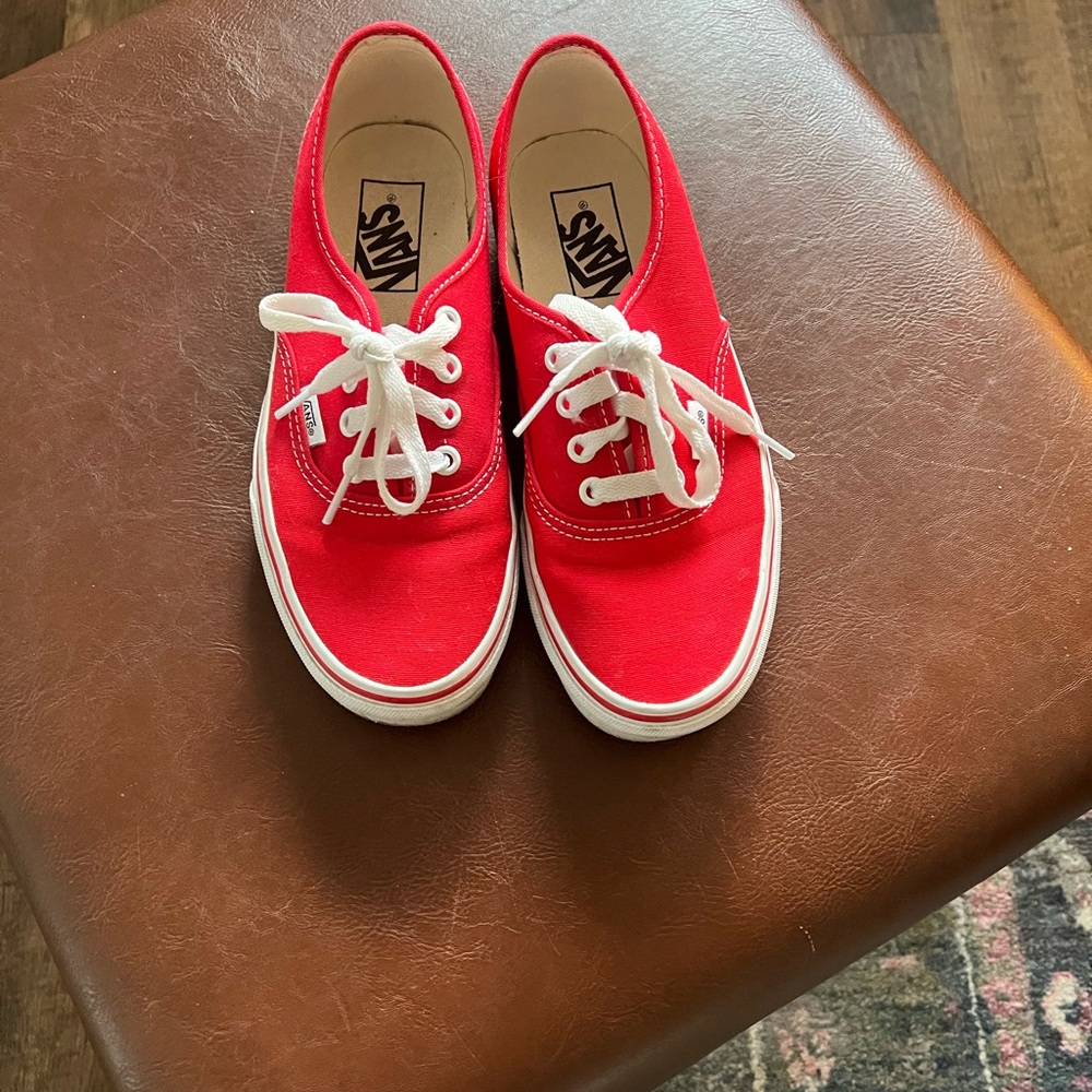 Vans Authentic red women’s 6.5 men’s 5